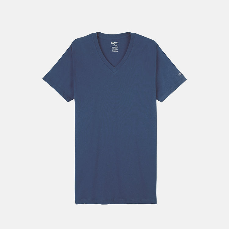 Koo's V-Neck Tee Navy