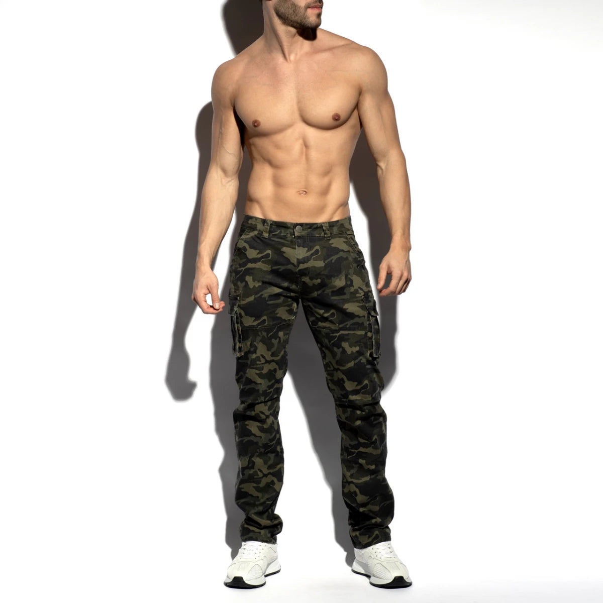 ES Collection Cargo Camo Jeans